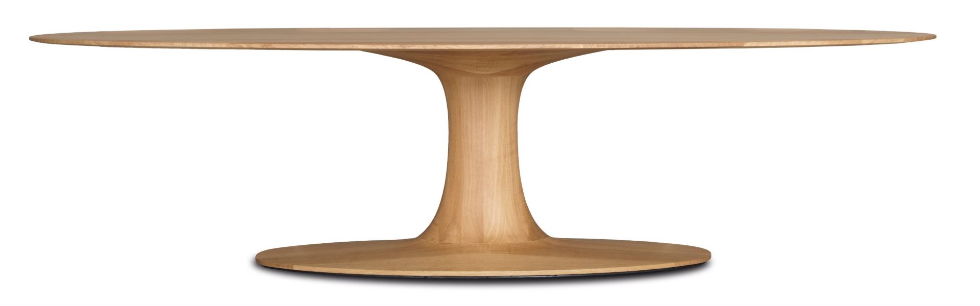 Draaitafel Oval L 220 - 260 cm Eettafel Zeitraum-Stijl
